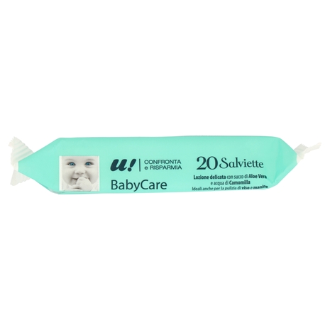 20 Salviette Baby Care U! Confronta e Risparmia